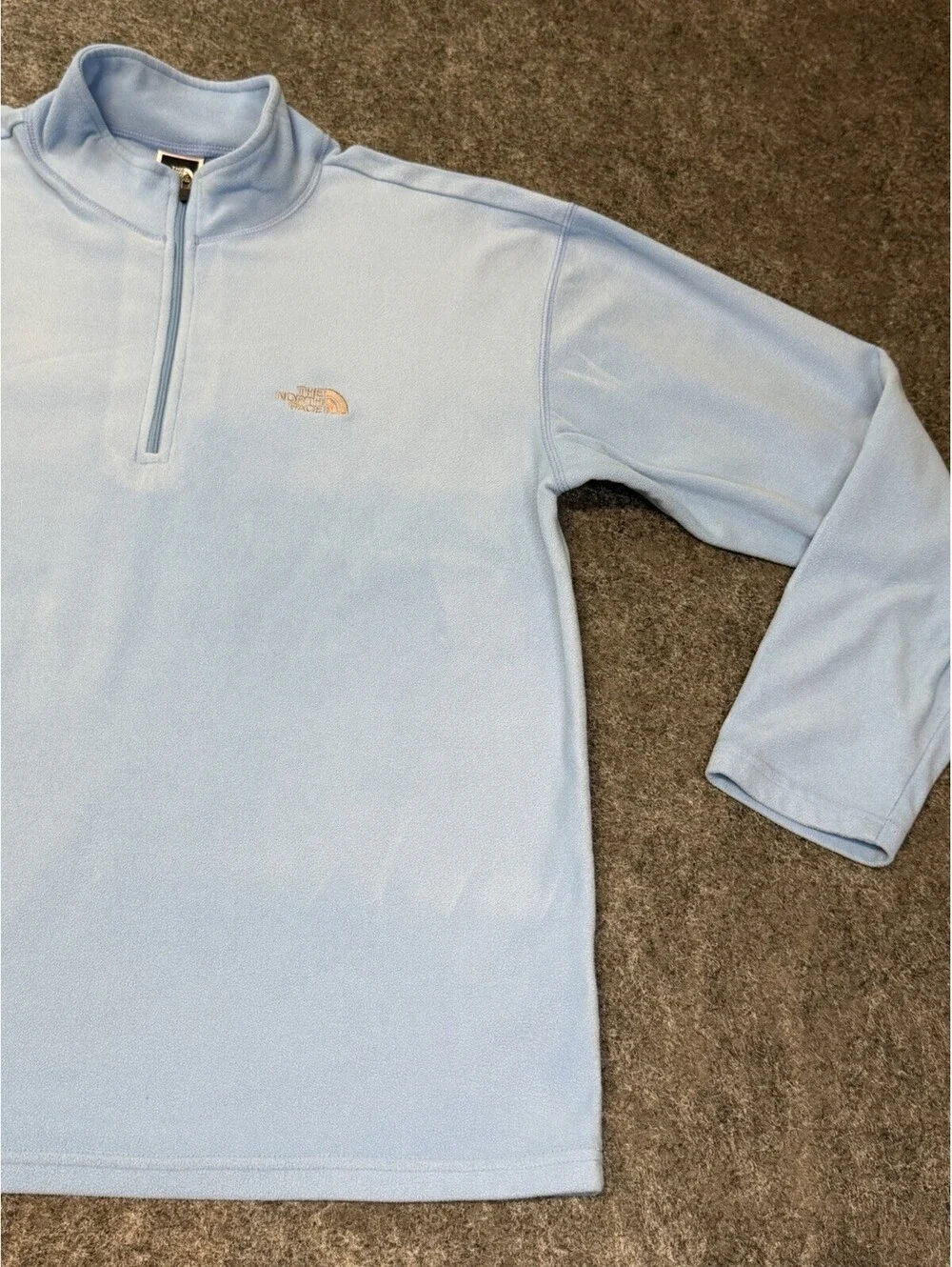 The North Face Men’s M Blue Fleece 1/4 Zip Pullover Jacket ALOD Outdoor
